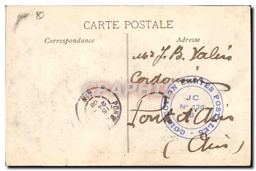 Marselha — Rue de la République — ÉL. - Verso