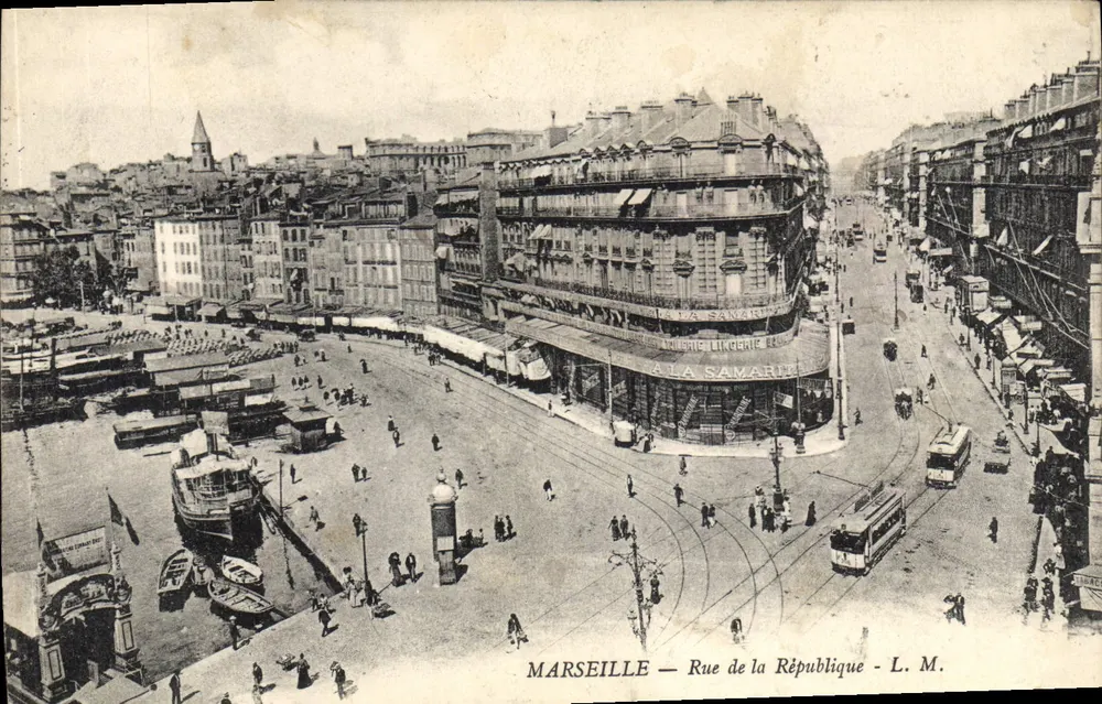 Marselha — Rue de la République — L. M. - Frente