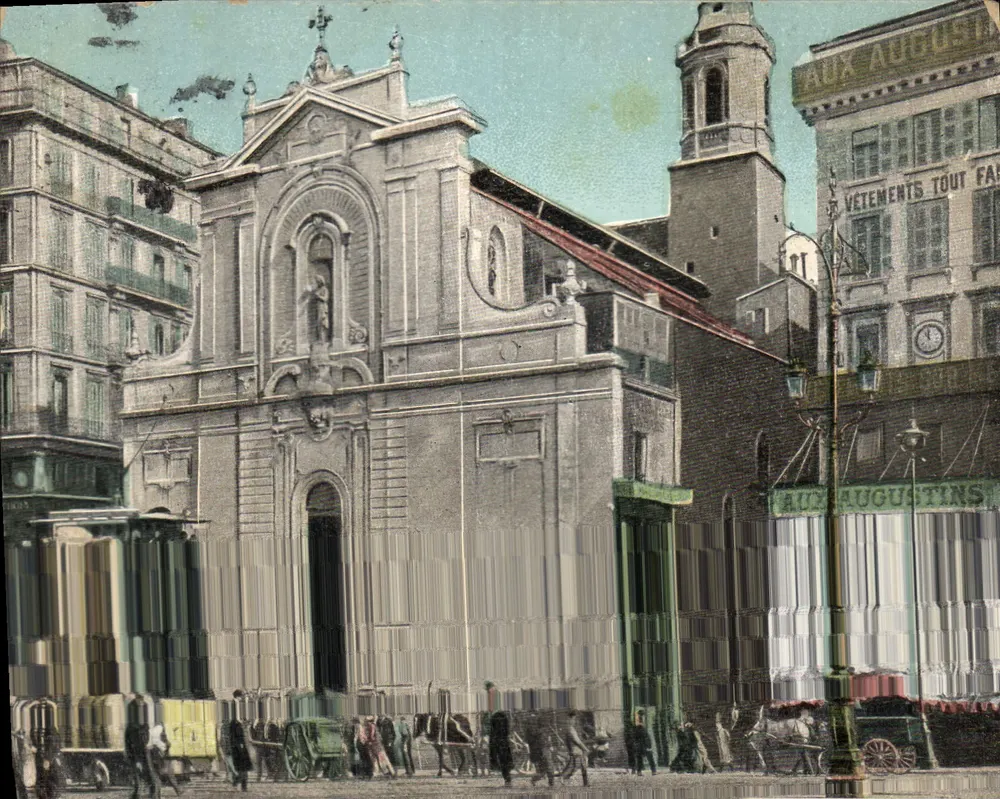 Igreja de São Agostinho — Marselha — editor desconhecido, número de série não visível - Frente