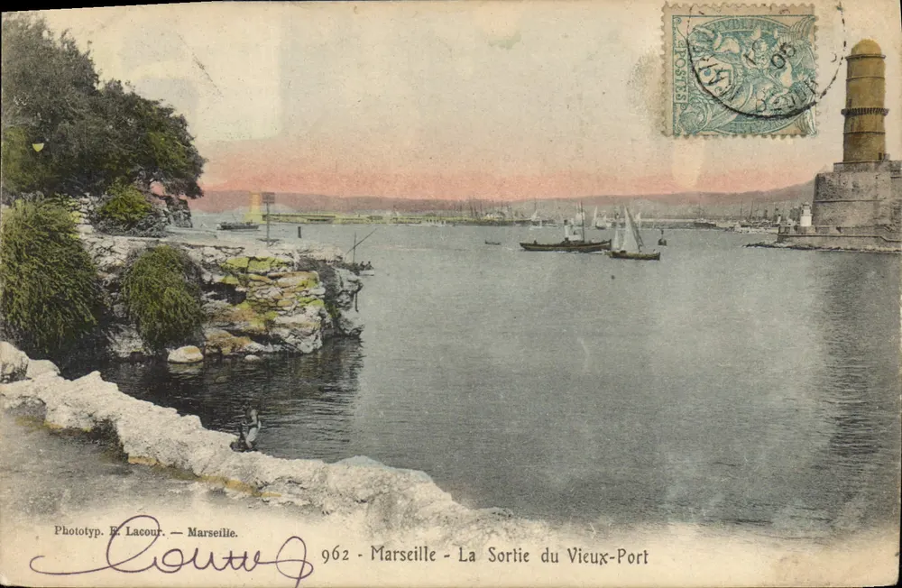 Marseille - La Sortie du Vieux-Port — Phototyp. R. Lacour — n° 962 - Vorderseite