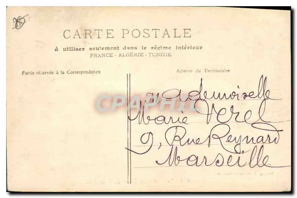 Marseille - La Sortie du Vieux-Port — Phototyp. R. Lacour — n° 962 - Rückseite
