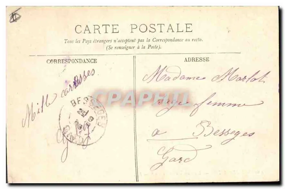 Marseille — Ein Eckchen des Alten Hafens — LL. — Nr. 61 - Rückseite