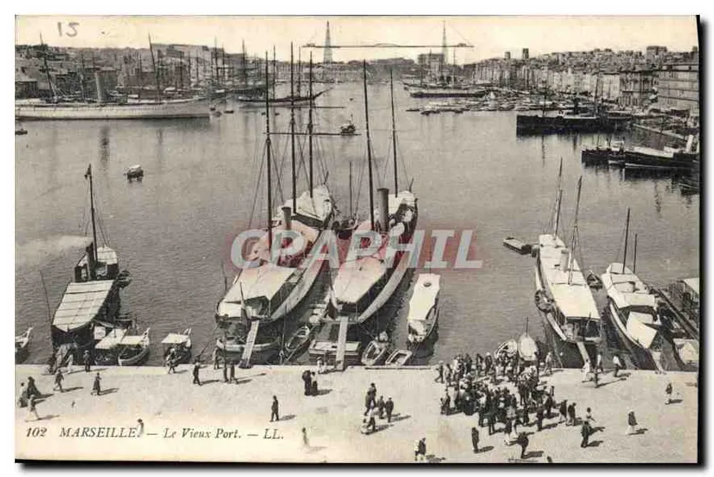 Marseille — Der alte Hafen — LL. n°102 - Vorderseite