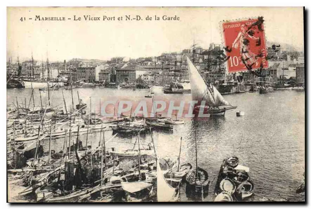 Marseille - Der alte Hafen und N.-D. de la Garde — n°41 - Vorderseite