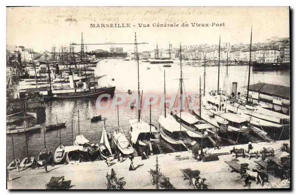 MARSEILLE - Allgemeiner Blick auf den Vieux-Port — Verlag nicht sichtbar - Vorderseite