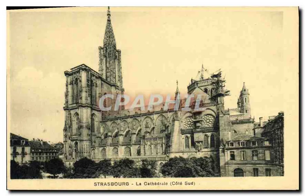 Estrasburgo - A Catedral (Lado Sul) — Edição Fristime Estrasburgo - Frente