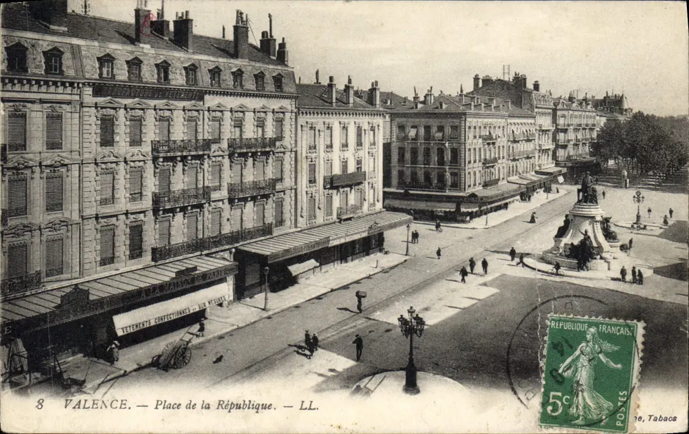 Valence — Praça da República — LL. - Frente