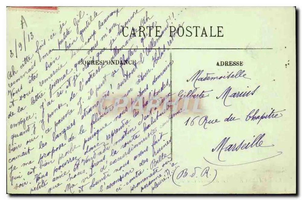 Valence — Le Ruine di Crussol, lato sud — Semayne, Tabacos - Verso