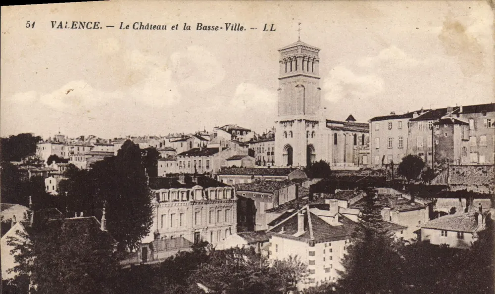 Valence — O Castelo e a Baixa Cidade — I.L. - Frente