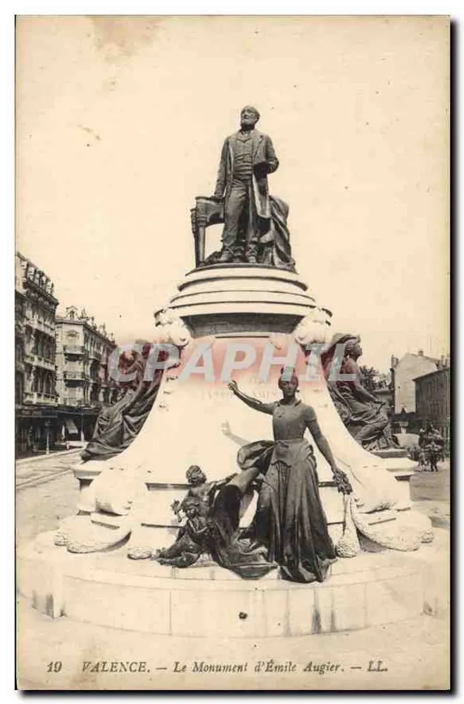 Valência — O Monumento de Émile Augier — LL. n°19 - Frente