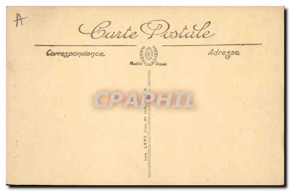 Valência — O Monumento de Émile Augier — LL. n°19 - Verso