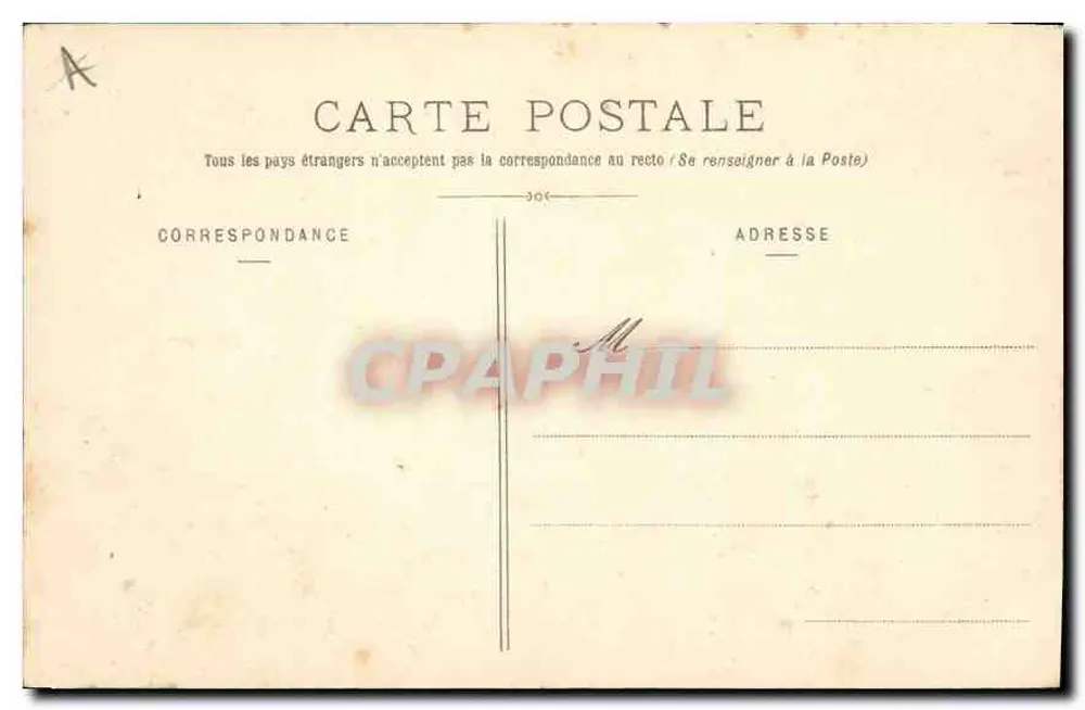 Valence - Estátua de Montalivet — Collect. P. Payrouze, Valence, n°29 - Verso