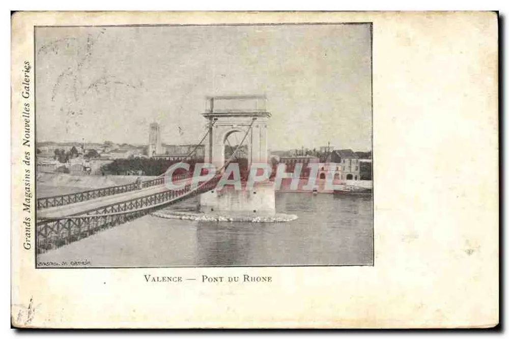 Valência — Ponte do Ródano — Grandes Lojas das Novas Galerias - Frente