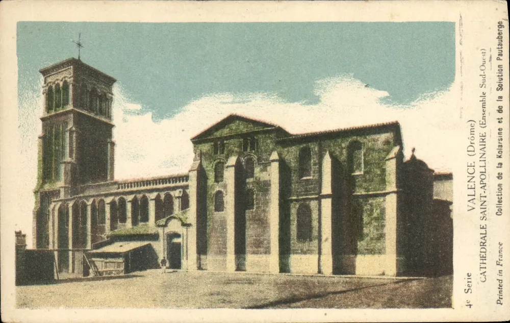 Valence (Drôme) — Kathedrale Saint-Appolinaire (Südost-Ensemble) — 4. Serie, Sammlung der Solution Paulauaubege - Vorderseite