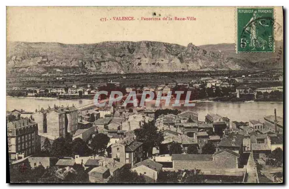 Valência - Panorama da Baixa — editor desconhecido, n° 475 - Frente