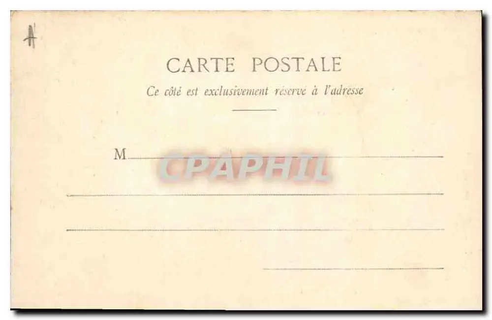 Valence - Palácio de Ville — Lib. J. Grel, editor Valence, n°13 - Verso