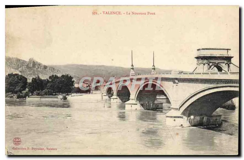 Valência - O Novo Ponte — Coleção F. Peyrouze, Valência, n° 371 - Frente