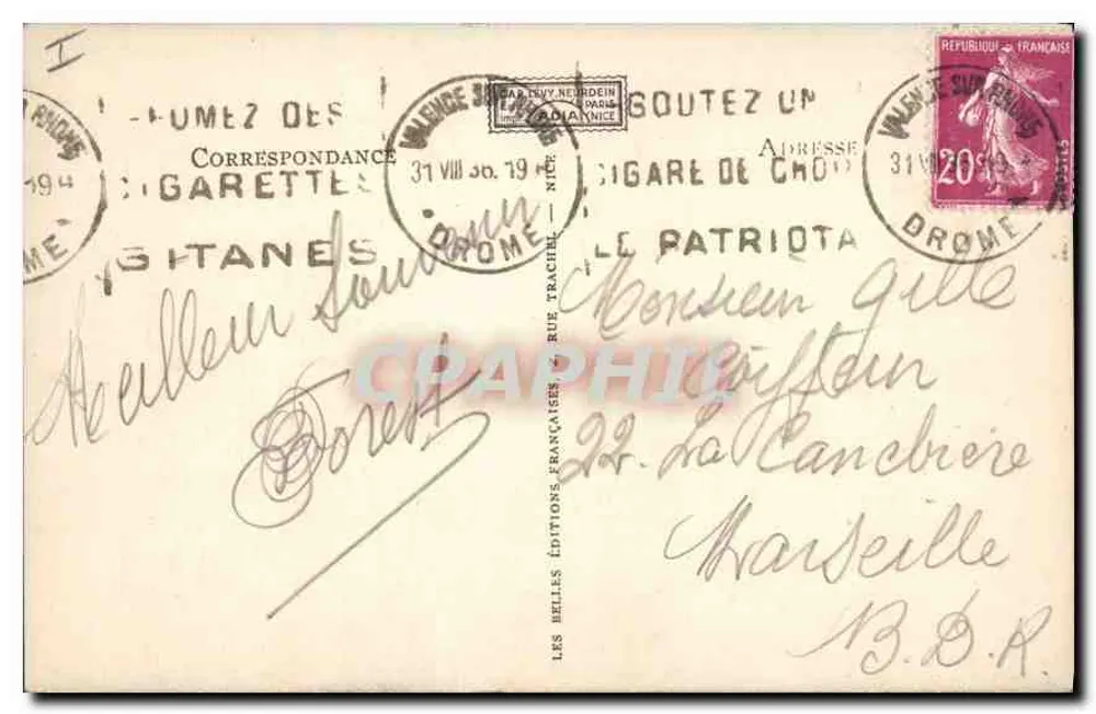 Valência — O Parque Jouvet — LL - Verso