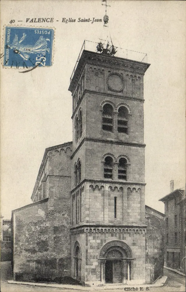 Valence - Igreja de São João — cliché E.S. — editor não visível - Frente