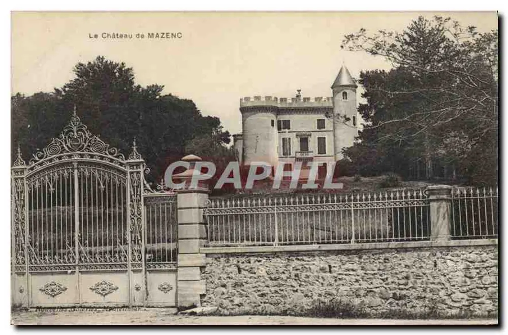 O Castelo de MAZENC — editor não visível, número de série não visível - Frente