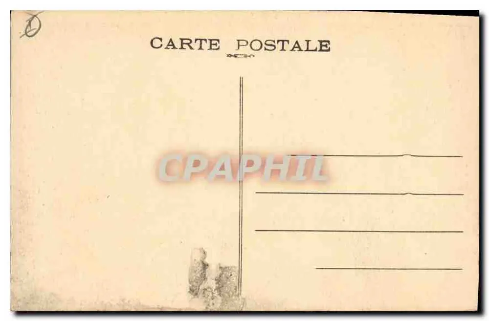 Grignan — Entrada do Castelo M.H. — Lib. F. Baume, Montélimar, n°33 - Verso