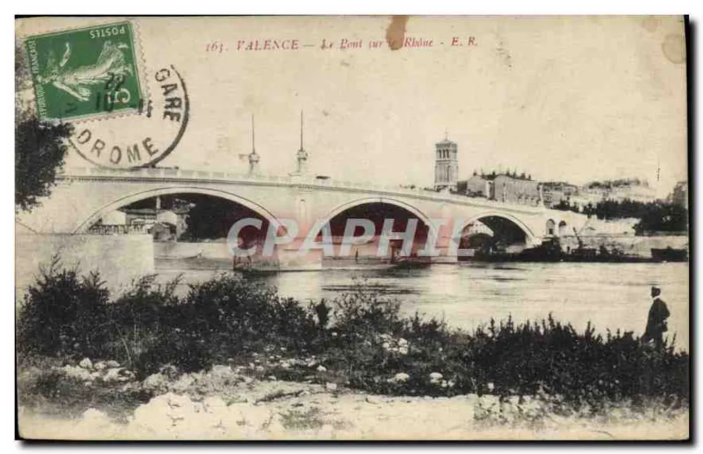 Valência — O Ponte sobre o Ródano — E. R. - Frente