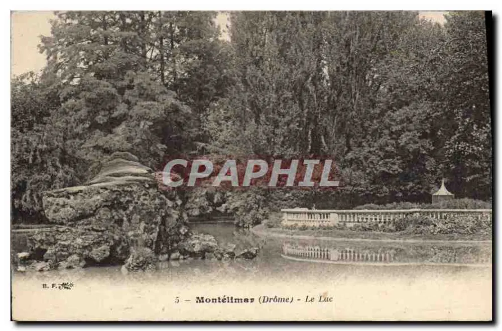 Montélimar (Drôme) - O Lago — B. F. — n°5 - Frente
