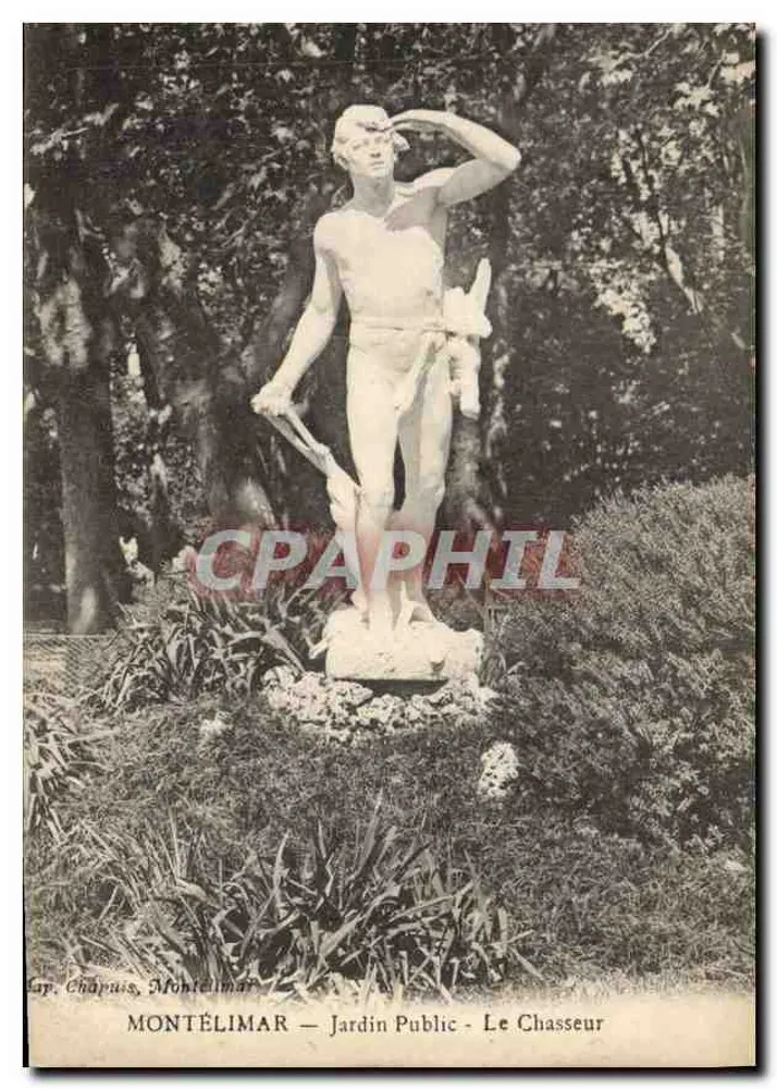Montélimar — Öffentlicher Garten — Der Jäger — Lap. Chapuis - Vorderseite