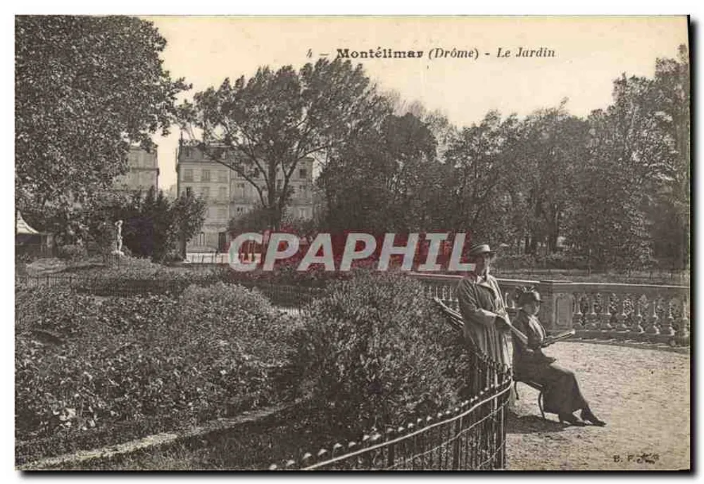 Montélimar (Drôme) - O Jardim — editor B. F. C. (n°4) - Frente
