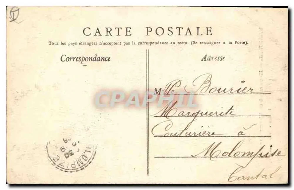 Valence - Monument de Championnet — Édition Paris-Valence - Verso