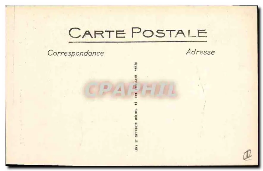 Die - A Catedral - Monumento Histórico — L. Allard, editor, Die (Drôme) - Verso