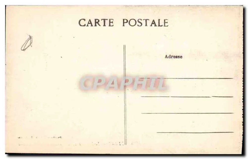 Montélimar — Öffentlicher Garten, die Terrasse und der Kreisverkehr — Papeterie Chapulis - Rückseite