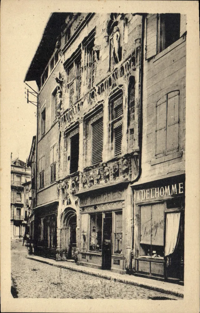 Valence — Haus der Köpfe — Verlag: L. Aubert, Nr. 62 - Vorderseite