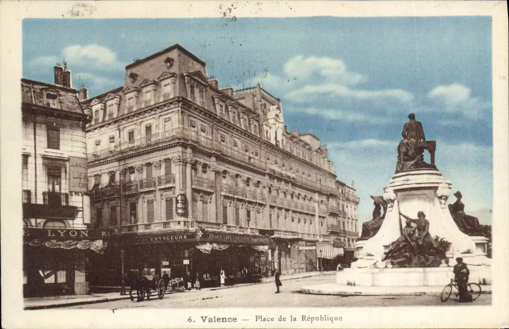 Valence — Praça da República — Edição La Cité - Frente