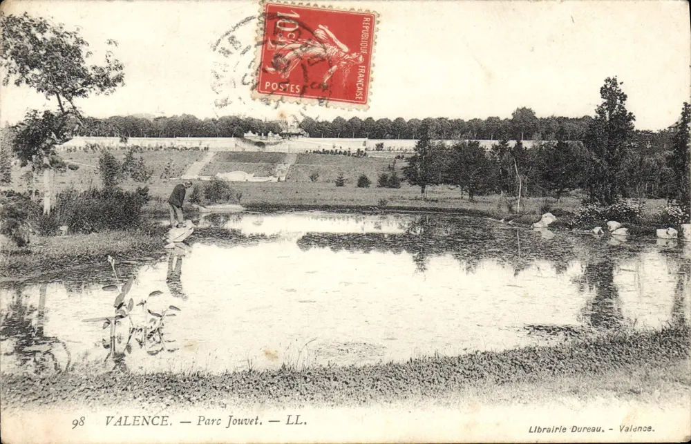 Valence — Parc Jouvet — Livraria Dureau, Valence - Frente