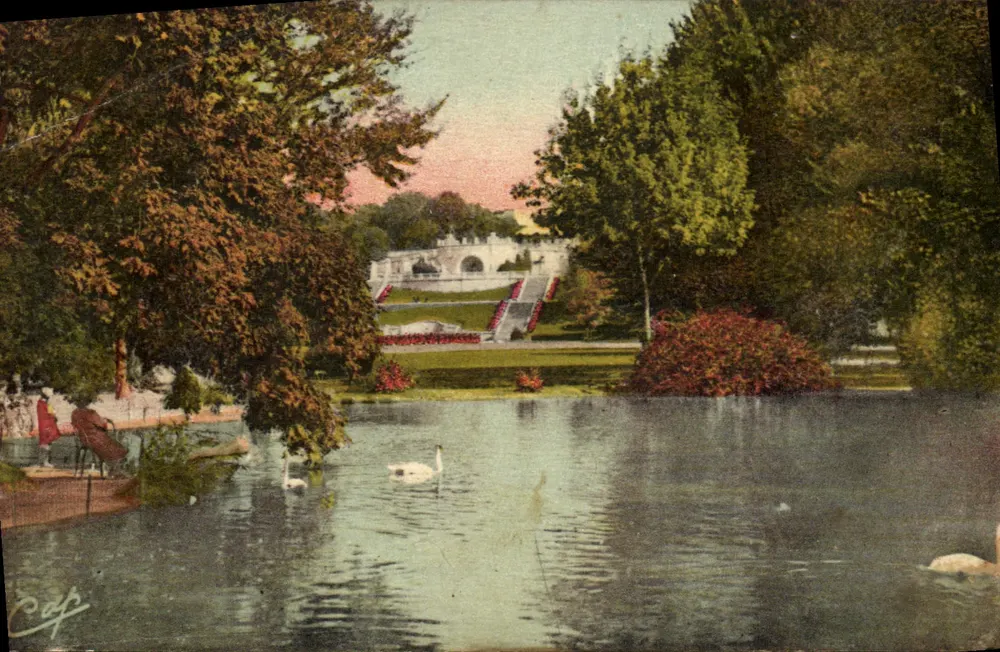 O Parque Jauvet — Valence — editor C° dos Artes Fotomecânicas, n° 56 - Frente