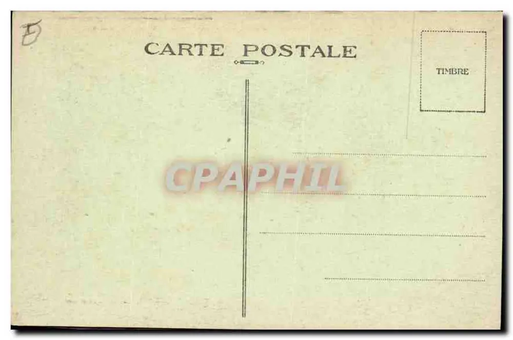 Grignan (Drôme) — Die Terrasse des Schlosses, alter Zustand — Lib. Fr. Baume - Montélimar, n°50 - Rückseite