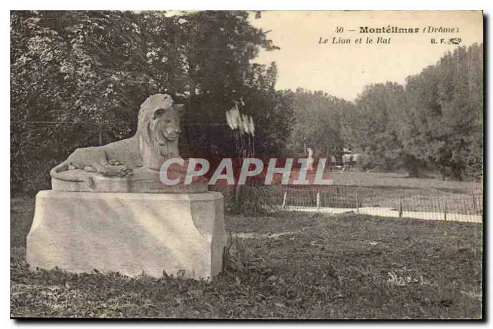 O Leão e o Rato — Montélimar (Drôme) — B.F. n°40 - Frente