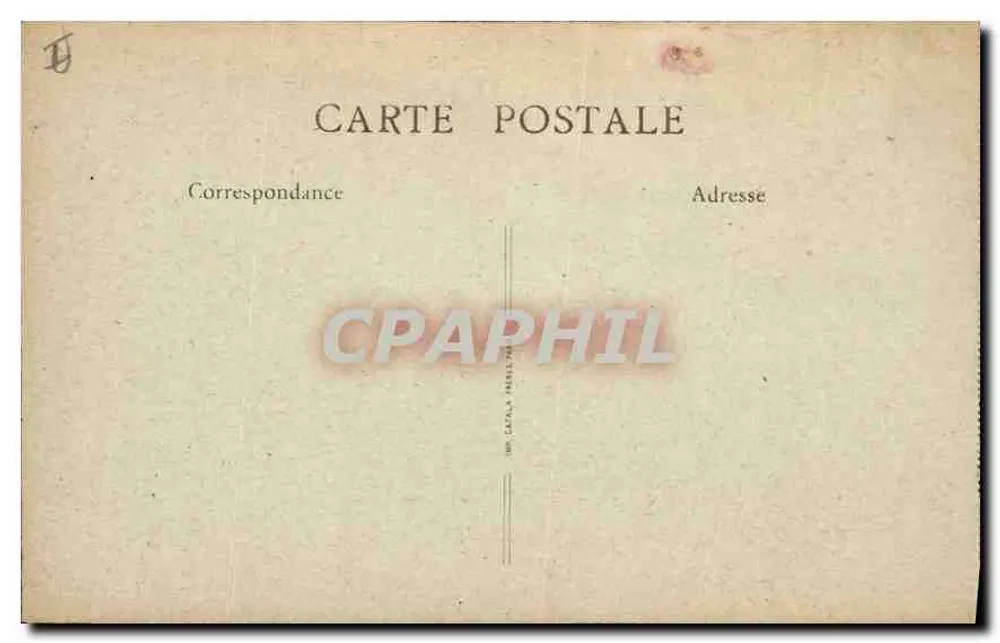 O Leão e o Rato — Montélimar (Drôme) — B.F. n°40 - Verso