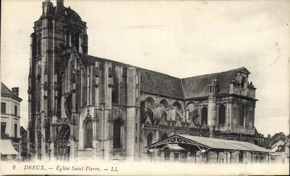 Dreux — Kerk van Sint-Pieter — LL. n°9 - Voorkant