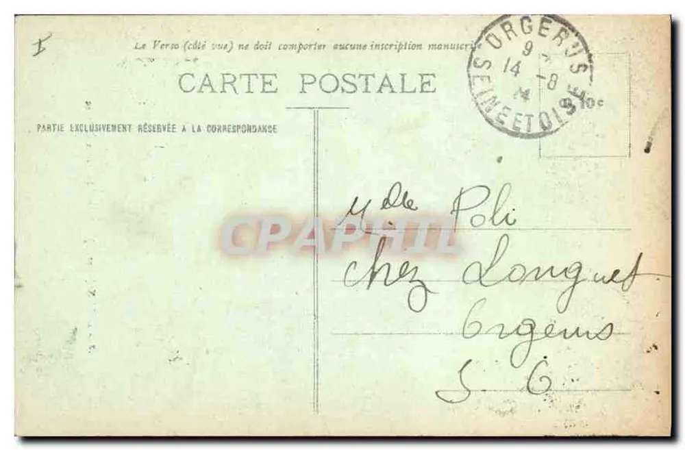 Dreux (E.-et-L.) — Entrada do Velho Castelo — G. Foucault, editor, n°18 - Verso