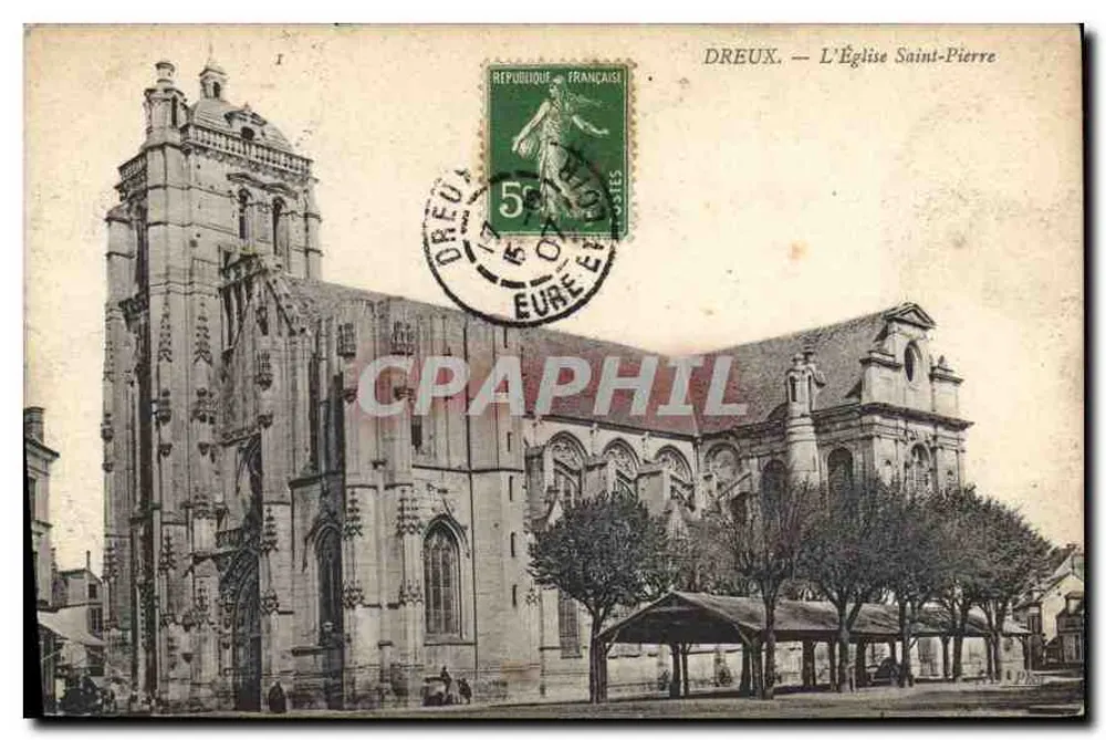 Dreux — A Igreja de São Pedro — Editor não identificado - Frente