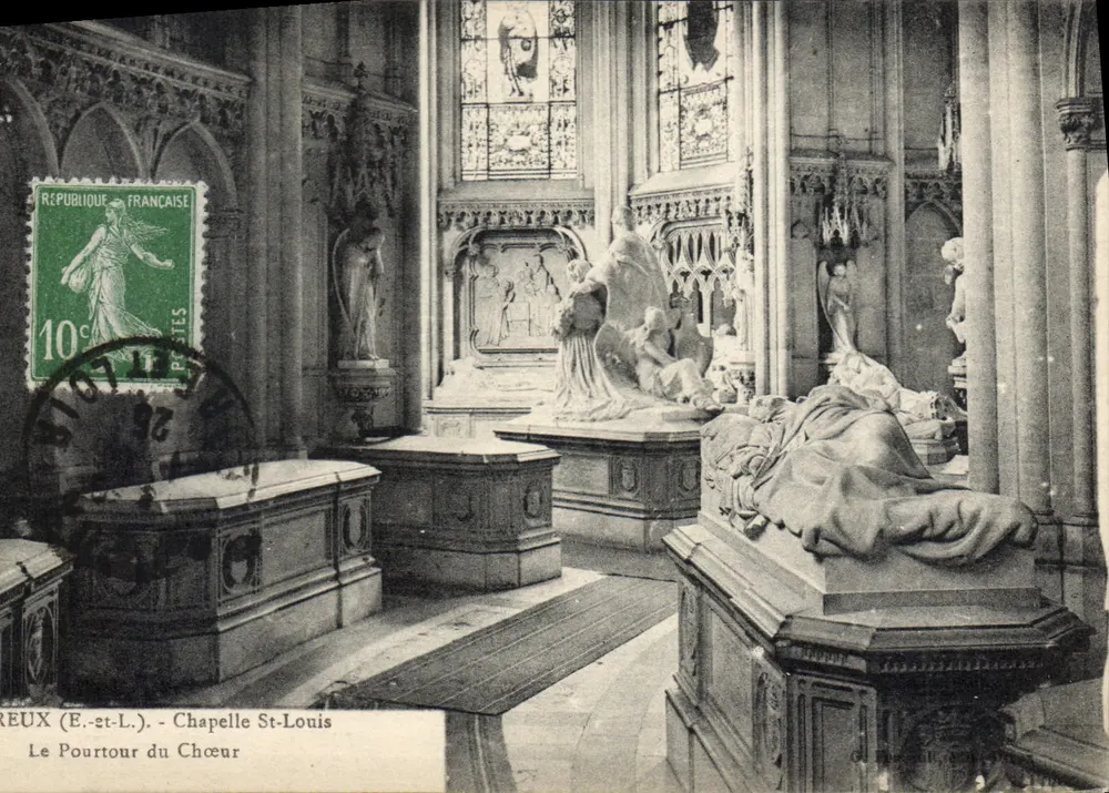 Reuilly (E.-st-L.) - Kapelle Saint-Louis - Der Chorbereich - Vorderseite