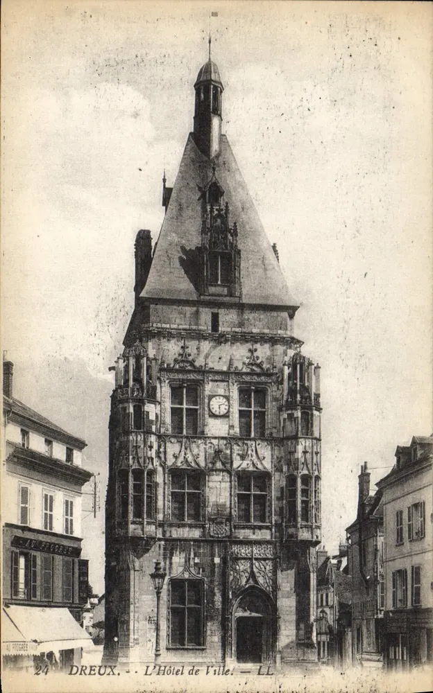 Dreux - O Hotel de Ville — Editor Au Progrès, n°24 - Frente