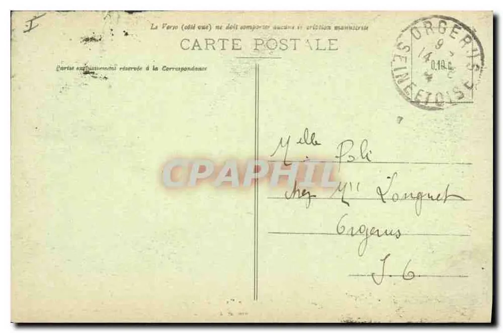 Capela São Luís — Sepultura da Família de Orleães — G. Foucault, editor, Dreux - Verso