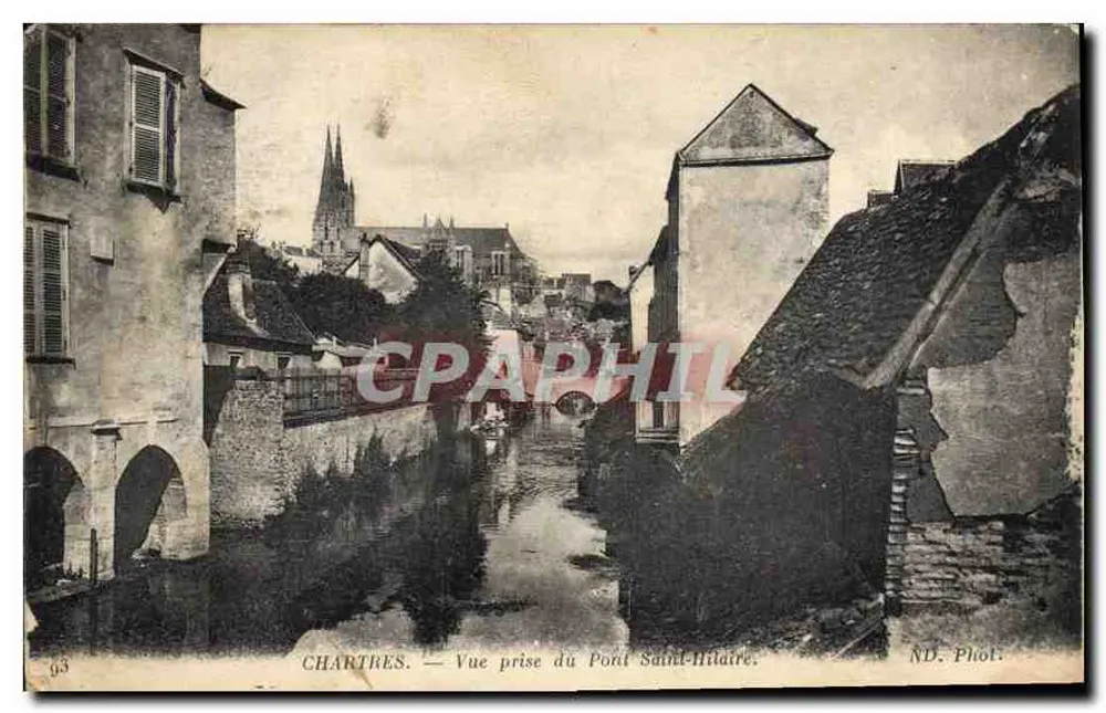 Chartres — Ansicht vom Pont Saint-Hilaire — ND. Phot. - Vorderseite