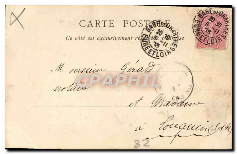 Chartres - Binnenkant van de Kerk van Sint-Pieter — ND Phot, n°11 - Achterkant