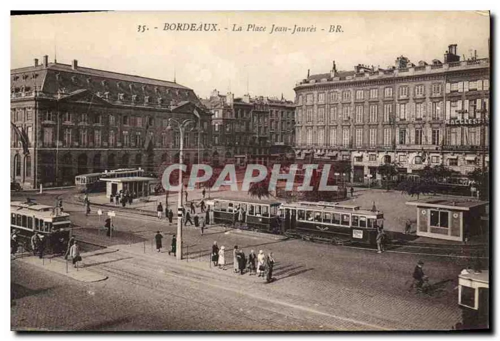 Bordeaux - Place Jean-Jaurès - BR. - Verlag F. Frenaux, Bordeaux - Vorderseite