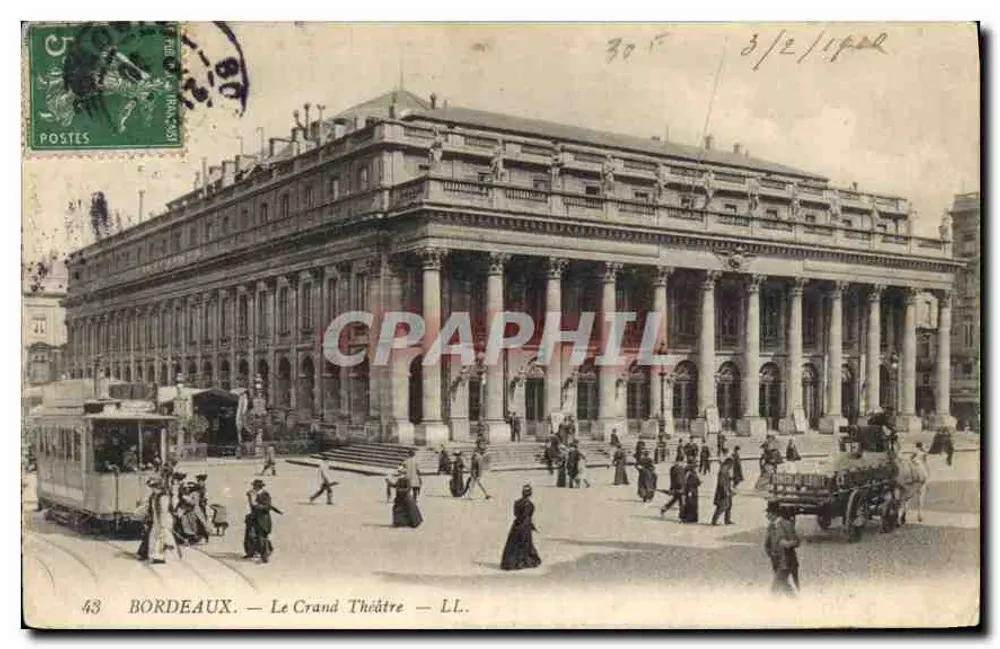 Bordeaux — El Gran Teatro —n°43 - Anverso