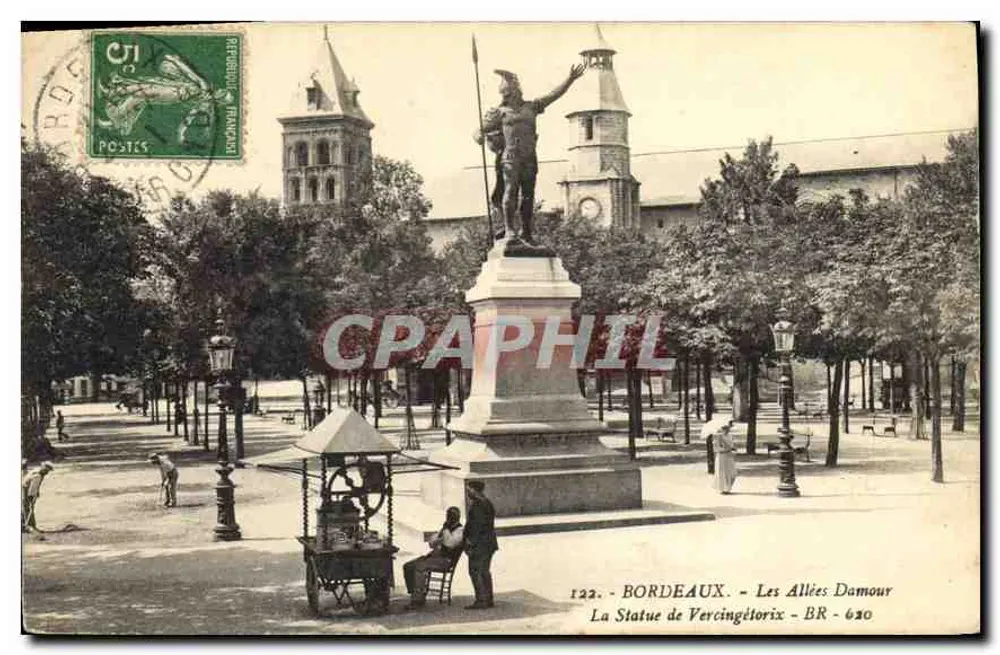 Bordeaux - Les Allées Damour - Die Statue von Vercingétorix - BR - 620 - Vorderseite